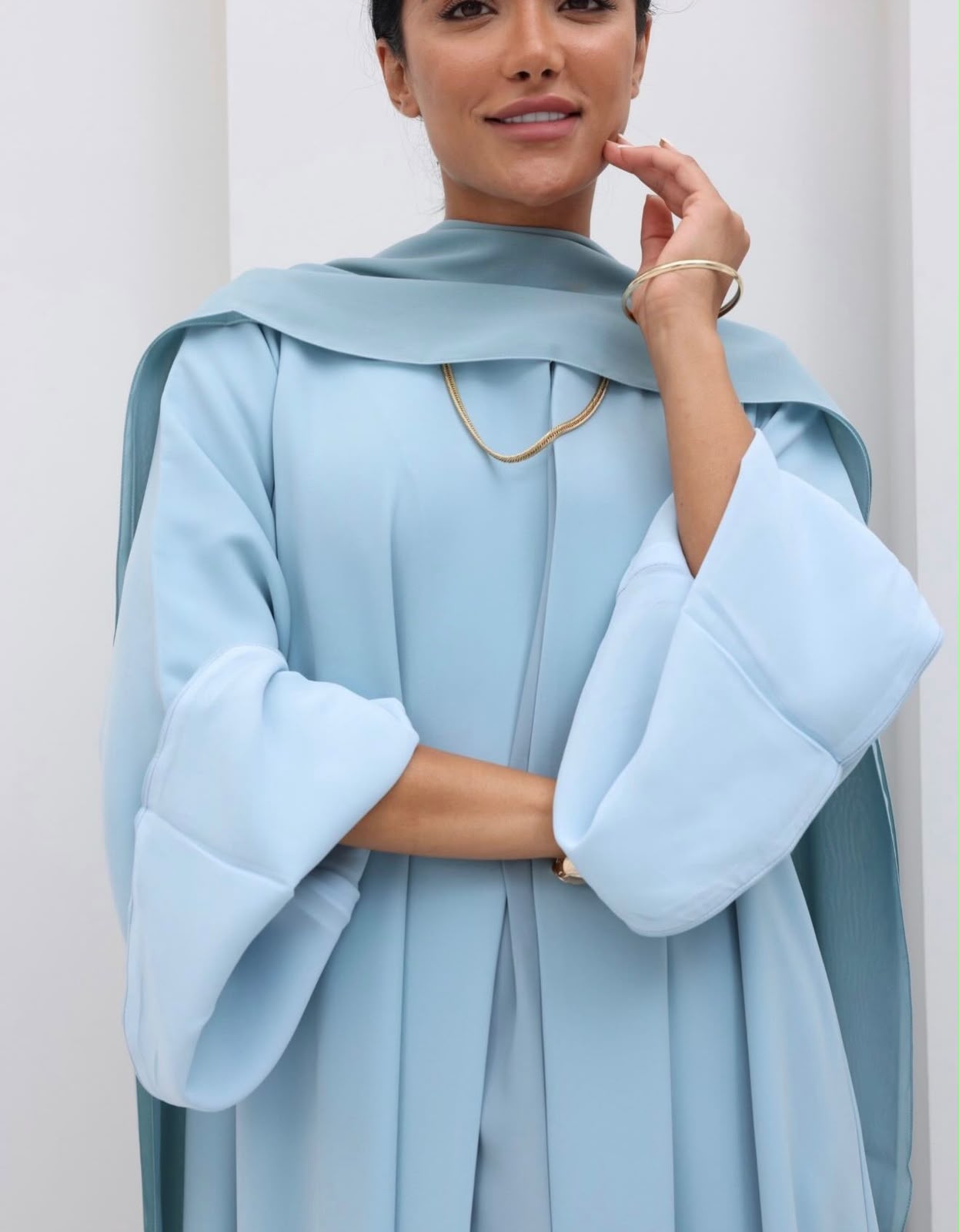عباية سكاي بلو A-Line 3
